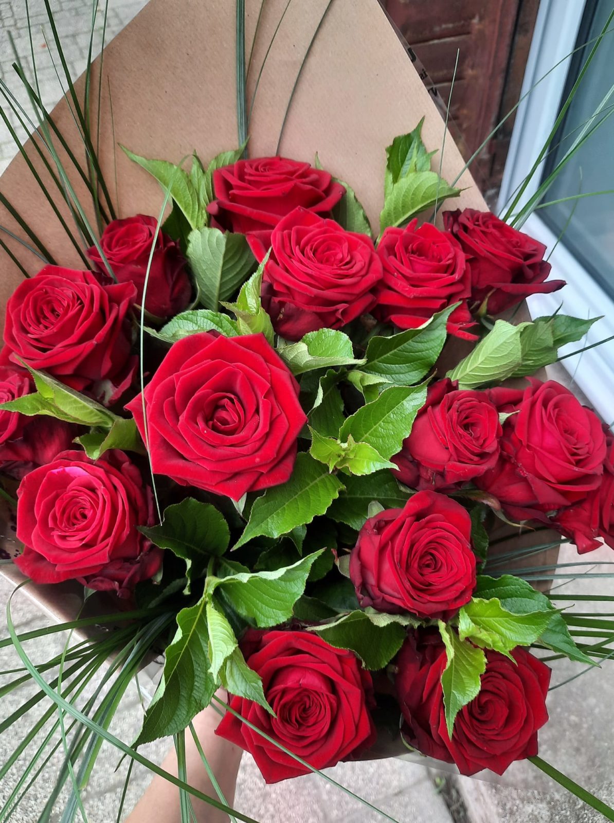 bouquet de roses rouge. - Achat Coeur du Jura