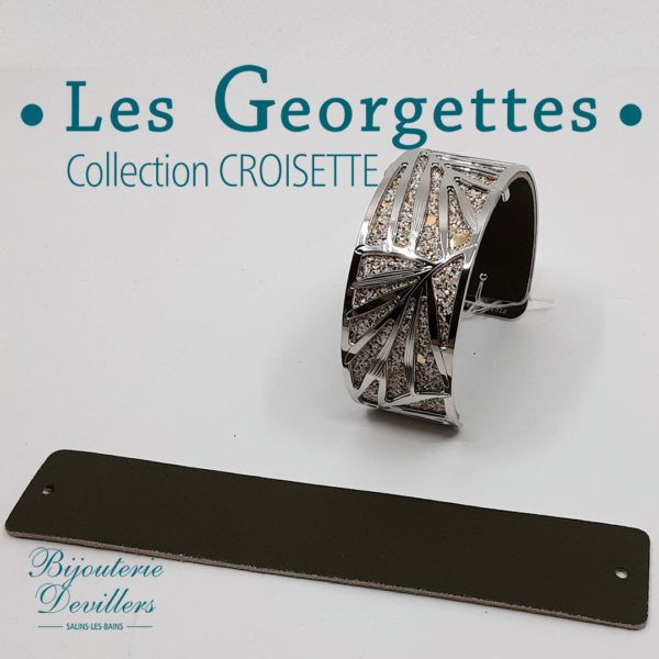 Georgettes - Croisette argent - large