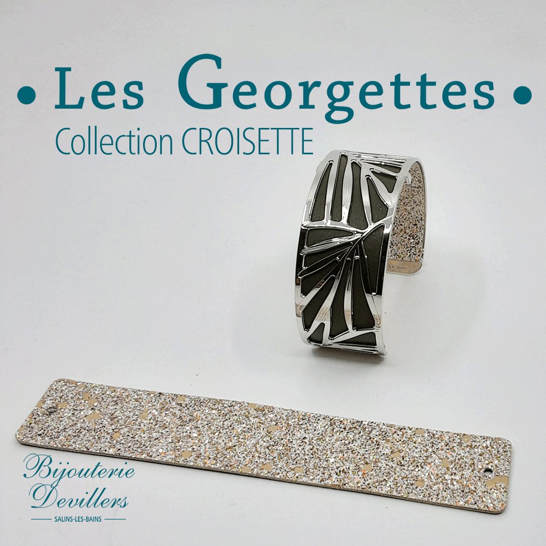 Georgettes - Croisette argent - large